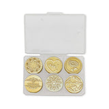 Wax and Seals Set 6 sellos diam 2,5cm - Boda (vista 3)