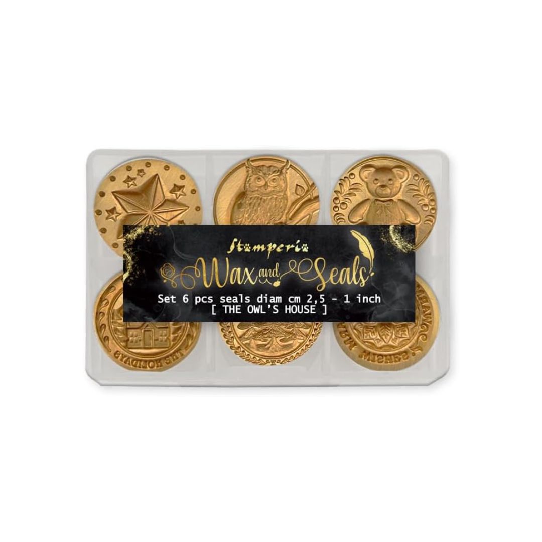 Wax and Seals Set 6 sellos diam 2,5cm - The Owls House