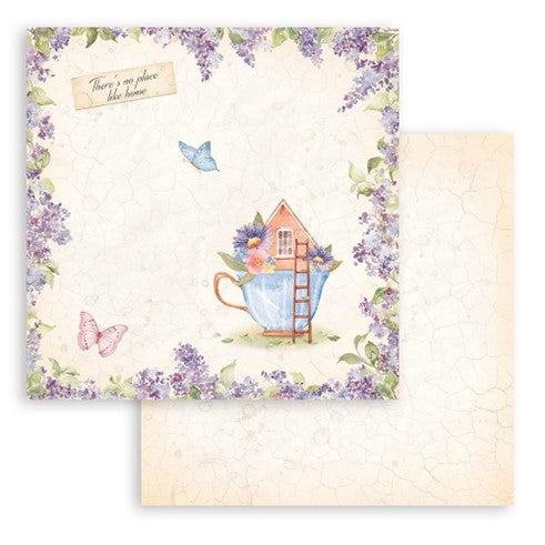 Block de cartulinas "Welcome Home Create Happines" de 20.3x20.3 cm