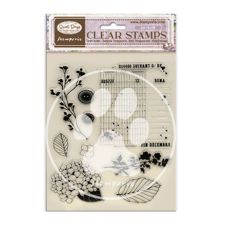 Sellos Clear Quiet Days - Hortensia