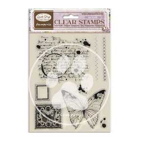 Sellos Clear Quiet Days - Mariposa