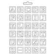 Molde Flexible A4 Alfabeto