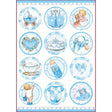 Papel de arroz A4 28gr Motivos de bebe - Niño