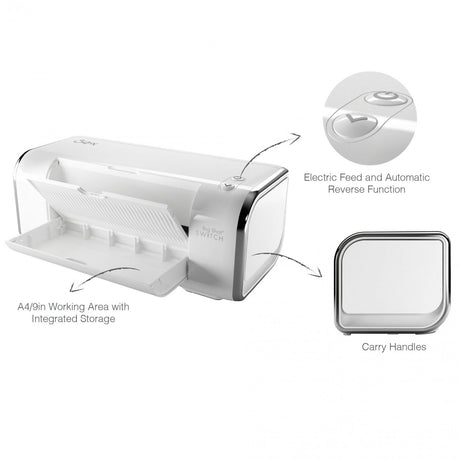 Troqueladora Big Shot Switch Plus + Kit de inicio + Troquel de regalo - Blanco (vista 4)