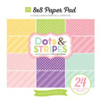 Block de cartulinas Dots and Stripes: Spring 20.3x20.3cm