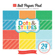 Block de cartulinas Dots and Stripes: Summer 20.3x20.3cm