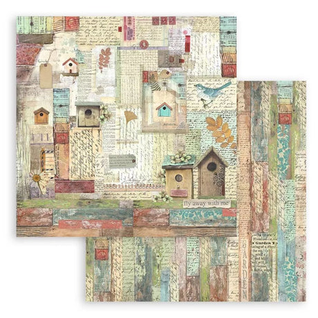 Block de cartulinas "Garden" 20.3x20.3 cm (vista 4)
