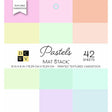 Block de Cartulinas Texturizada Colores Pasteles 15.24x15.24cm