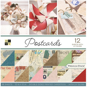 Block de cartulinas "Postcards" 30.48x30.48cm