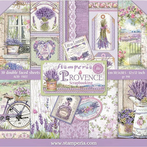 Block de cartulinas "Provence” de 30.5x30.5 cm