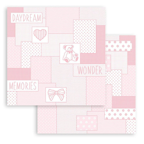 Block de cartulinas ''Fondos Babydream Blue - Niña" de 30.5x30.5cm (vista 2)