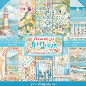 Block de cartulinas ''Blue Dream'' de 30.5x30.5cm