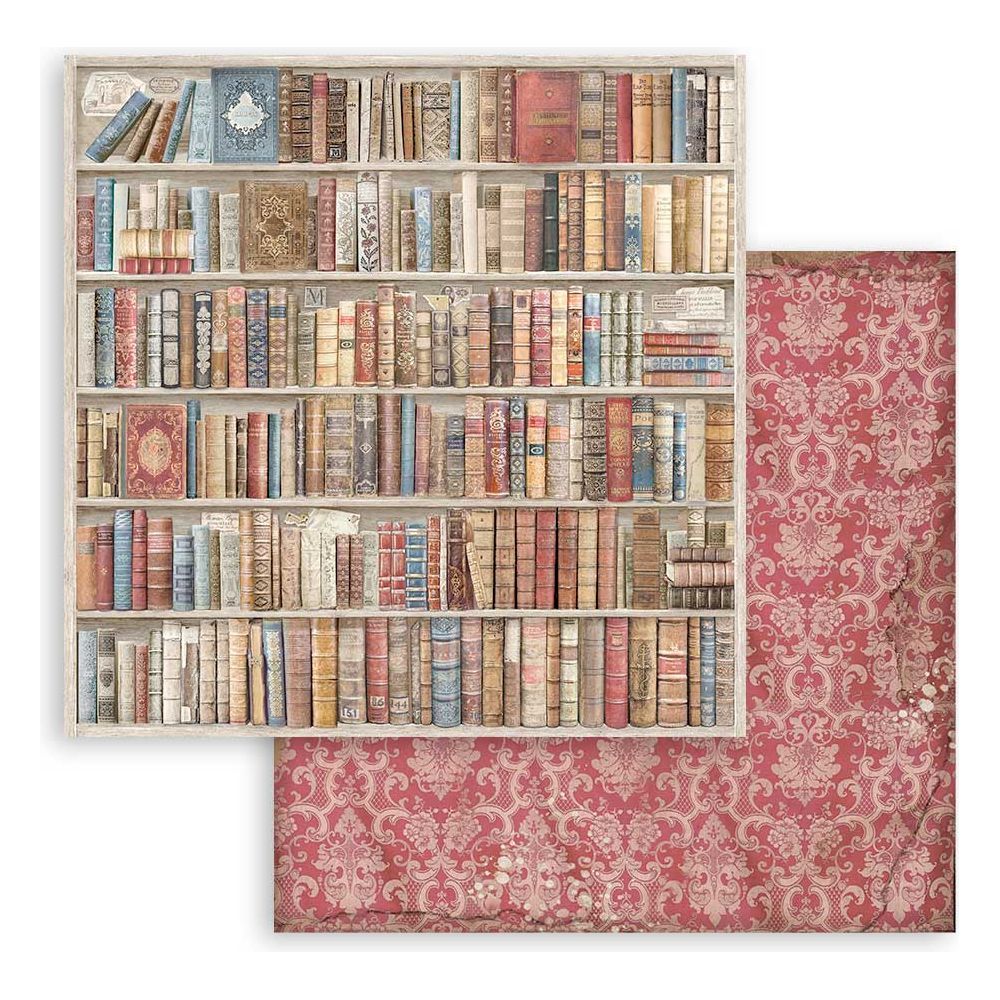 Block de cartulinas "Fondos Vintage Library" de 30.5x30.5cm (vista 2)