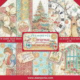 Block de cartulinas "Christmas Greetings” de 30.5x30.5 cm
