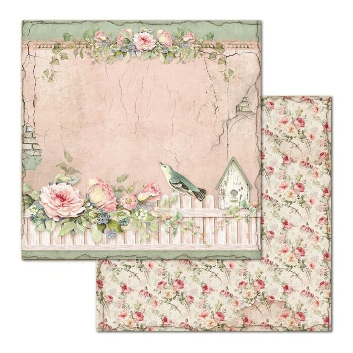 Block de cartulinas "House of Roses” de 20.3x20.3 cm