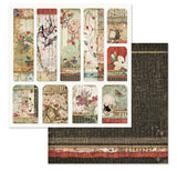 Block de cartulinas "Oriental Garden” de 20.3x20.3 cm (vista 2)