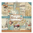 Block de cartulinas " Around The World” de 20.3x20.3 cm