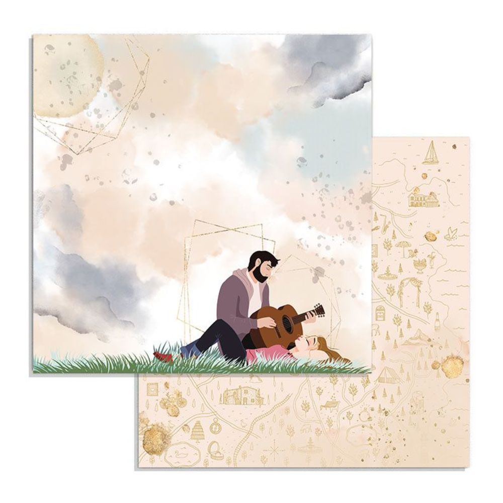 Block de cartulinas "Love Story” de 20.3x20.3 cm (vista 2)