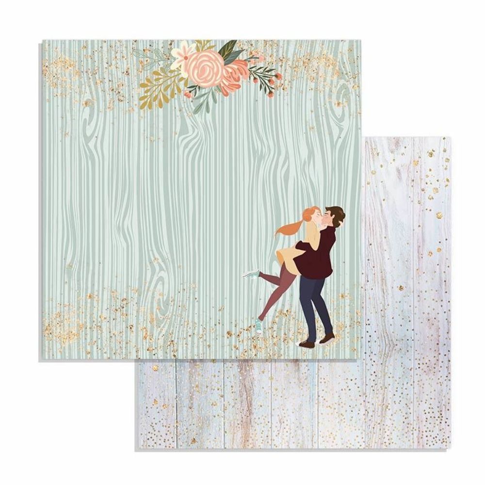 Block de cartulinas "Love Story” de 20.3x20.3 cm