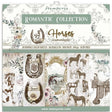 Block de cartulinas "Romantic Horses” de 20.3x20.3 cm
