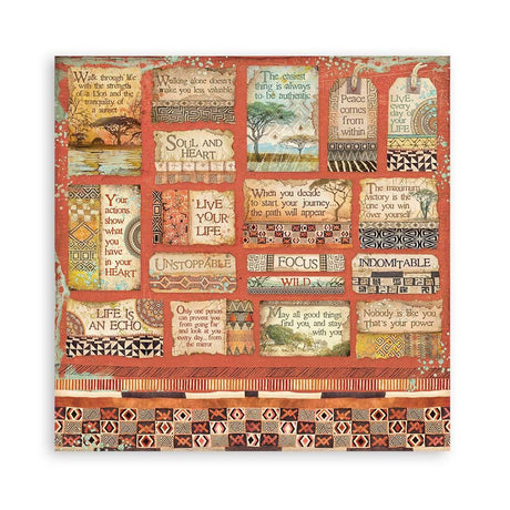 Block de cartulinas "Savana” de 20.3x20.3 cm (vista 5)