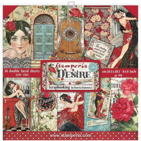 Block de cartulinas "Desire” de 20.3x20.3 cm