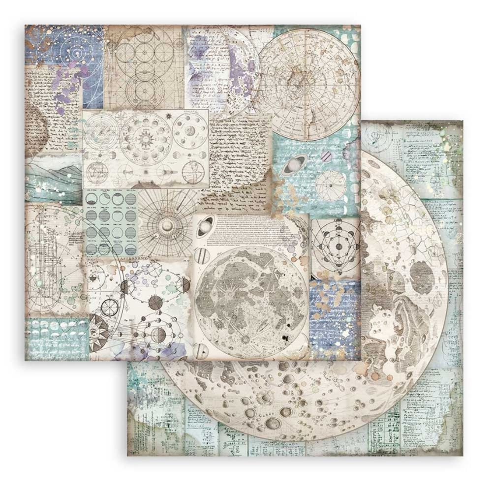 Block de cartulinas "Fondos Cosmos Infinity” de 20.3x20.3 cm