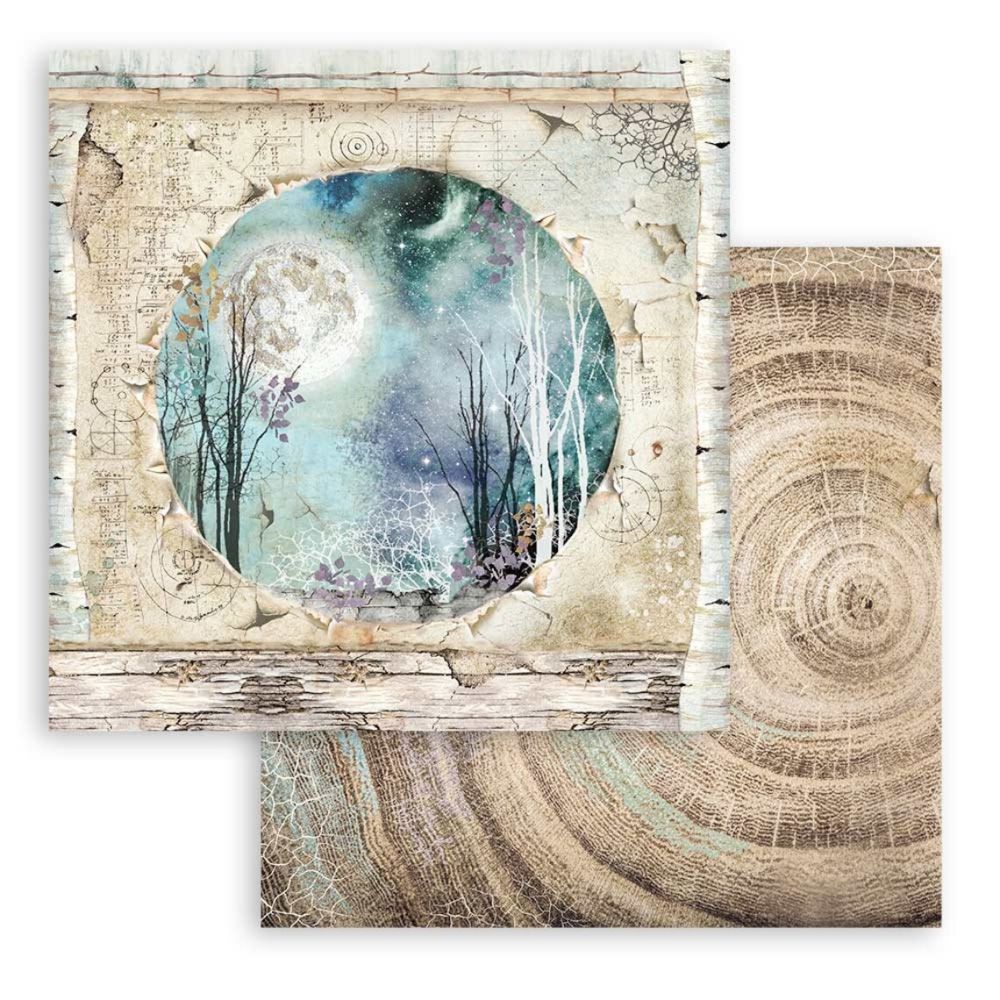 Block de cartulinas "Fondos Cosmos Infinity” de 20.3x20.3 cm