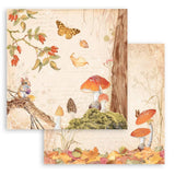 Block de cartulinas "Romantic Woodland” de 20.3x20.3 cm (vista 4)