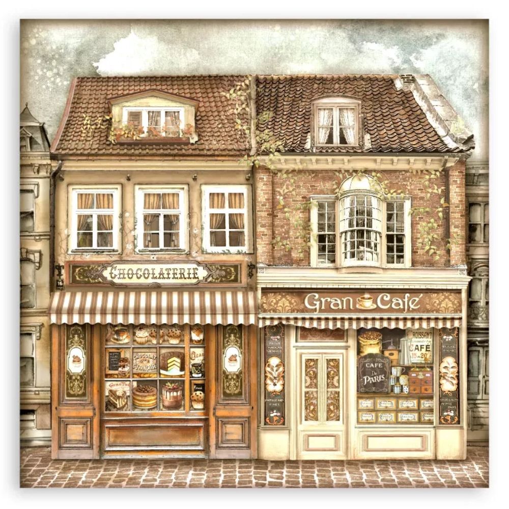 Block de cartulinas "Coffee and Chocolate" 20.3x20.3 cm - 22Hj
