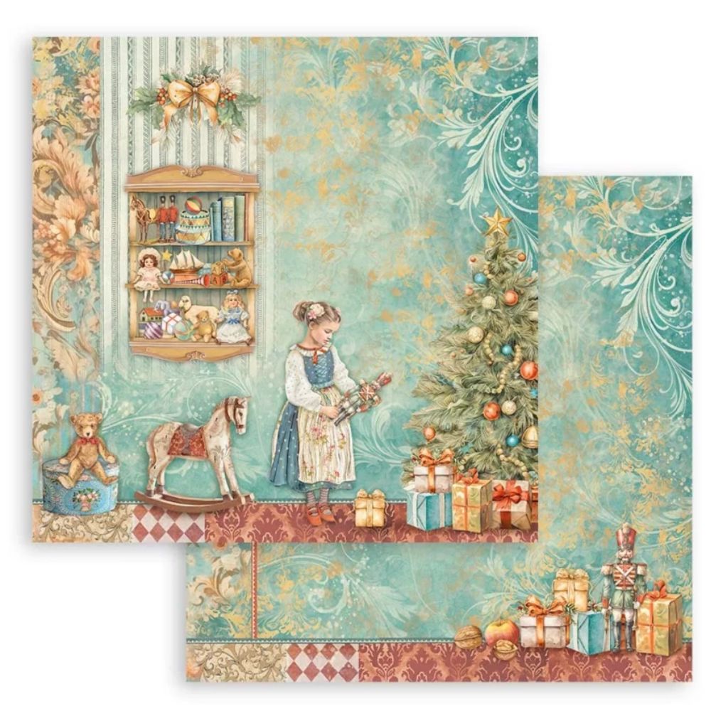 Block de cartulinas"The Nutcracker"-Cascanueces de 30.5x30.5cm