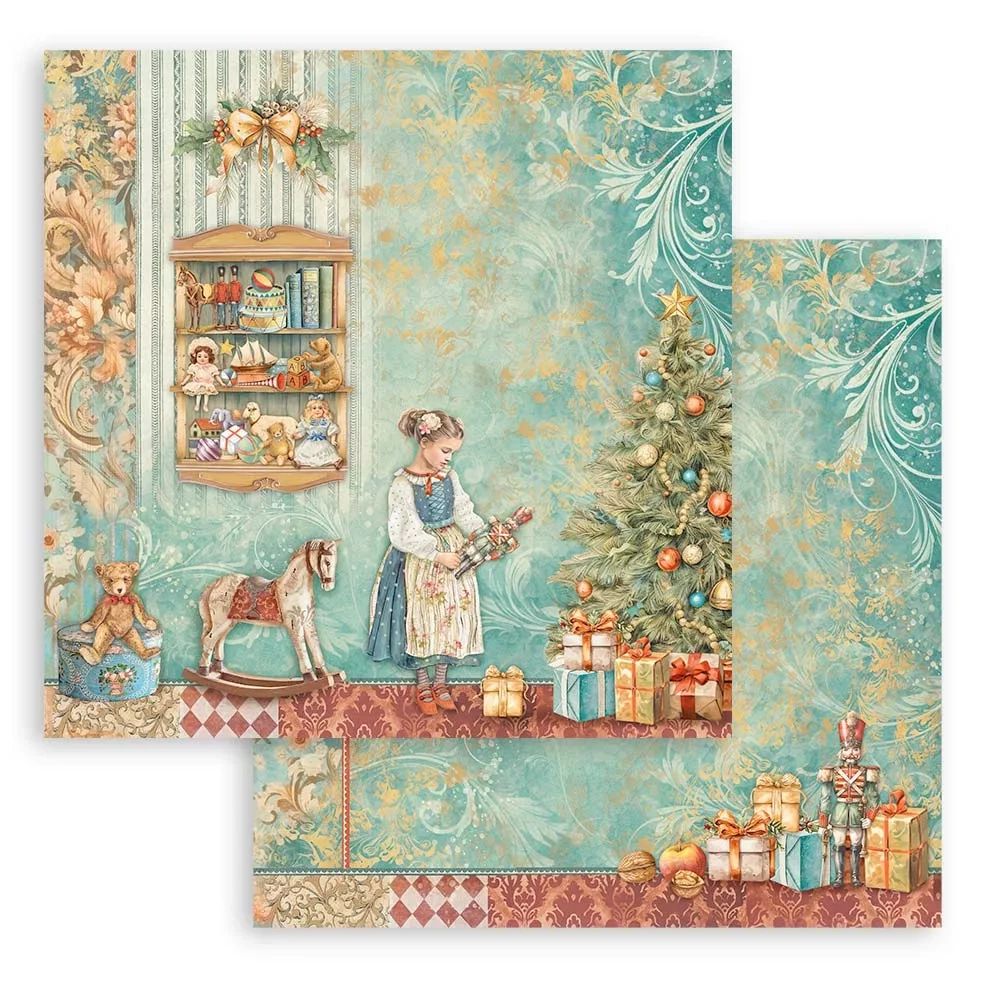Block de cartulinas "The Nutcracker" - Cascanueces de 20.3x20.3cm