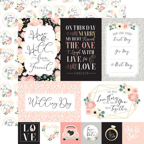 Pack de Cartulinas Wedding 30.48x30.48cm