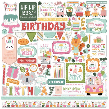 Pack de Cartulinas A Birthday Wish Girl 30.48x30.48cm (vista 2)