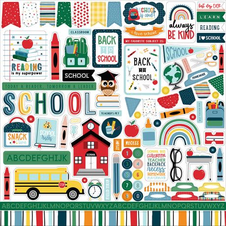 Pack de Cartulinas First Day Of School 30.48x30.48cm (vista 2)