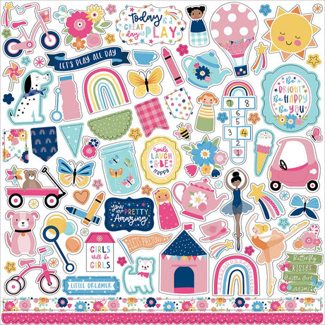 Pack de Cartulinas Play All Day Girl 30.48x30.48cm (vista 2)
