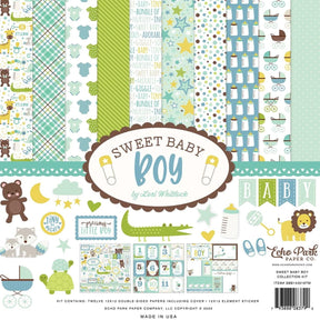 Pack de Cartulinas Sweet Baby Boy 30.48x30.48cm