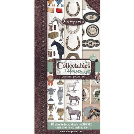 Collectables "Romantic Horses" de 15x30.5cm
