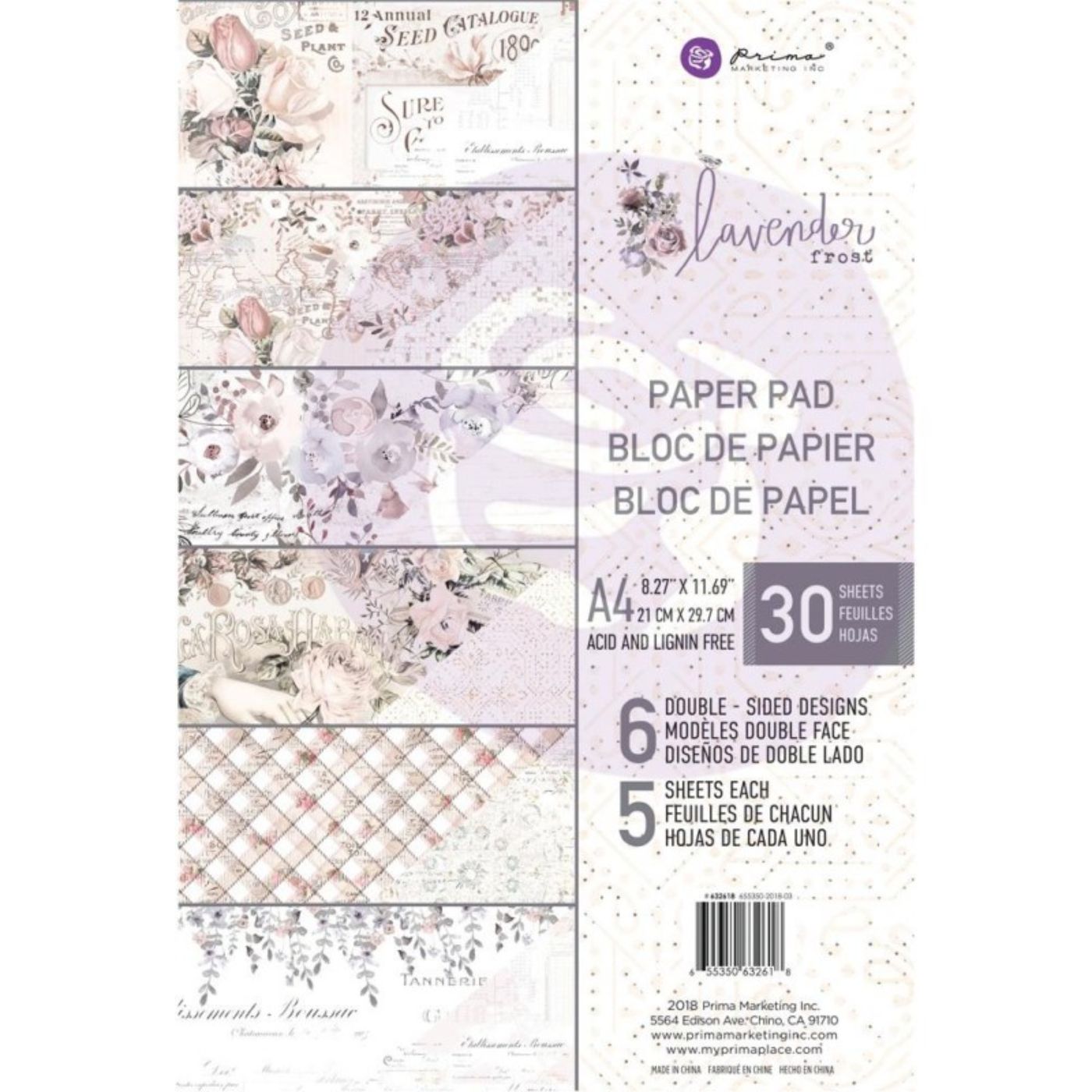 Block de Cartulinas A4 Lavender Frost
