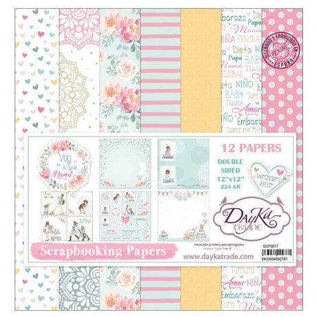 Pack de Cartulinas “Voy a ser mamá” 30.5x30.5cm