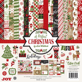 Pack de Cartulinas A Perfect Christmas 30.48x30.48cm