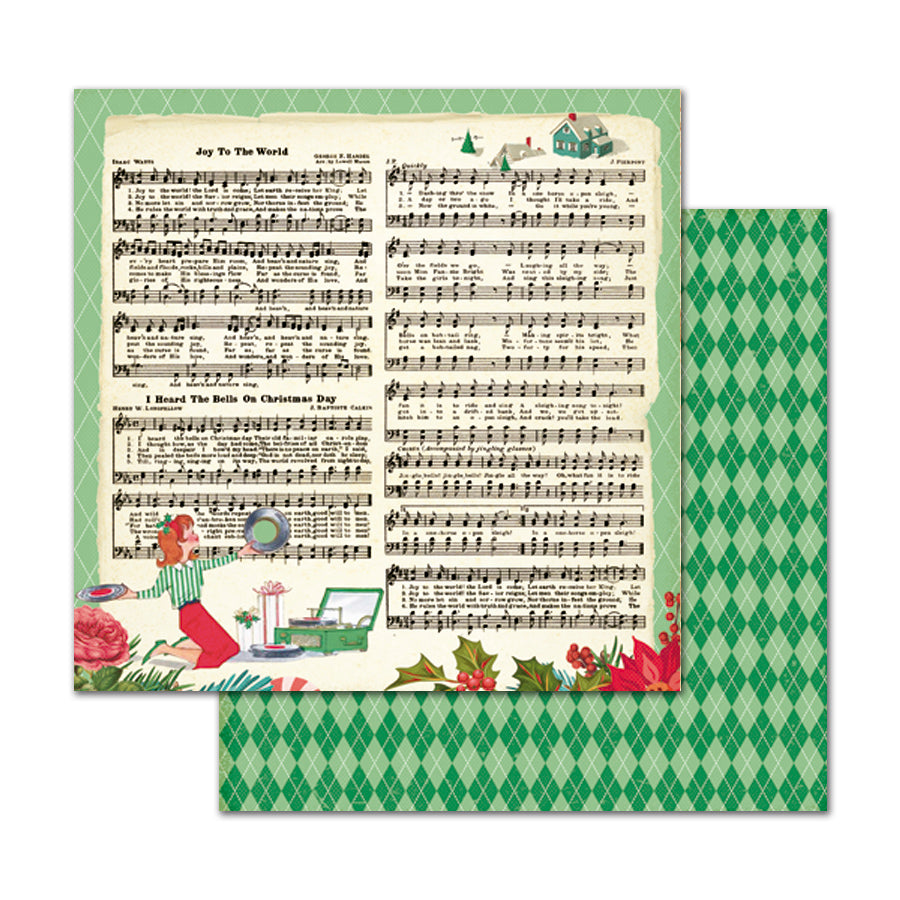 Pack de Cartulinas Merry Little Christmas 30.5x30.5cm (vista 6)
