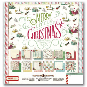 Pack de Cartulinas Merry Little Christmas 30.5x30.5cm