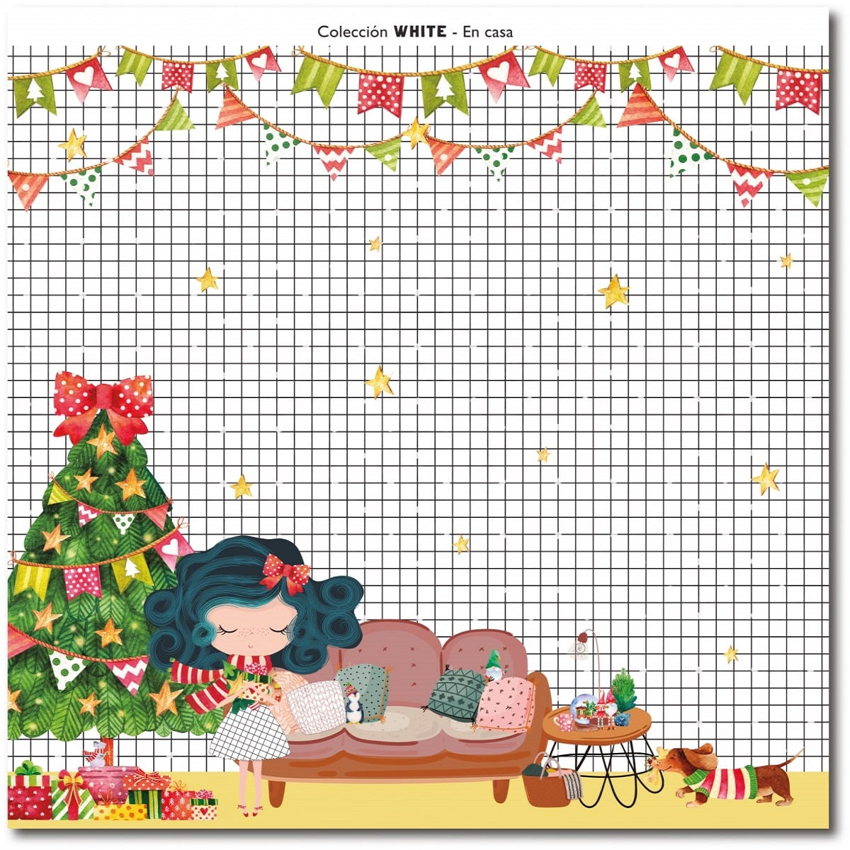 Pack de Cartulinas White - Navidad 30.5x30.5cm (vista 2)