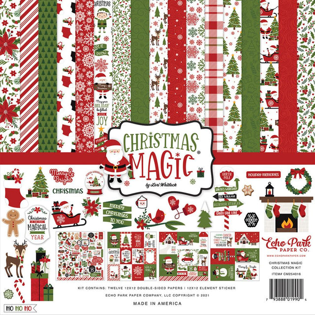 Pack de Cartulinas Christmas Magic 30.48x30.48cm