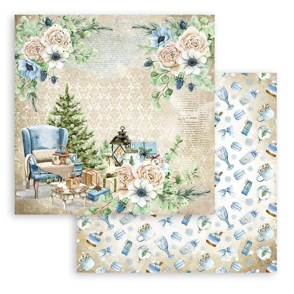 Block de cartulinas "Romantic Cozy Winter” de 30.5x30.5 cm (vista 2)