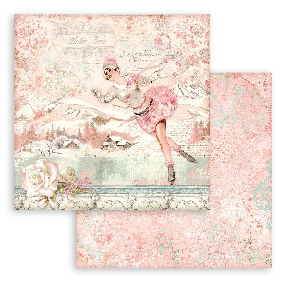 Block de cartulinas "Sweet Winter” de 20.3x20.3 cm