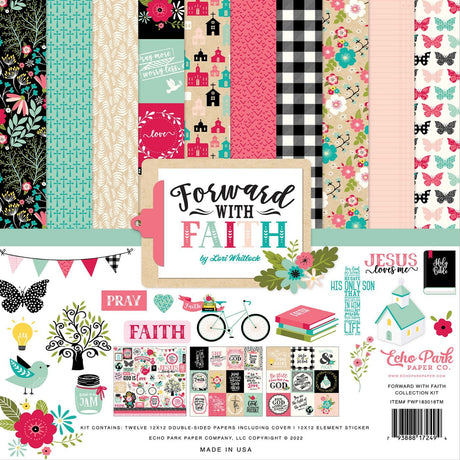 Pack de Cartulinas Forward With Faith 30.48x30.48cm