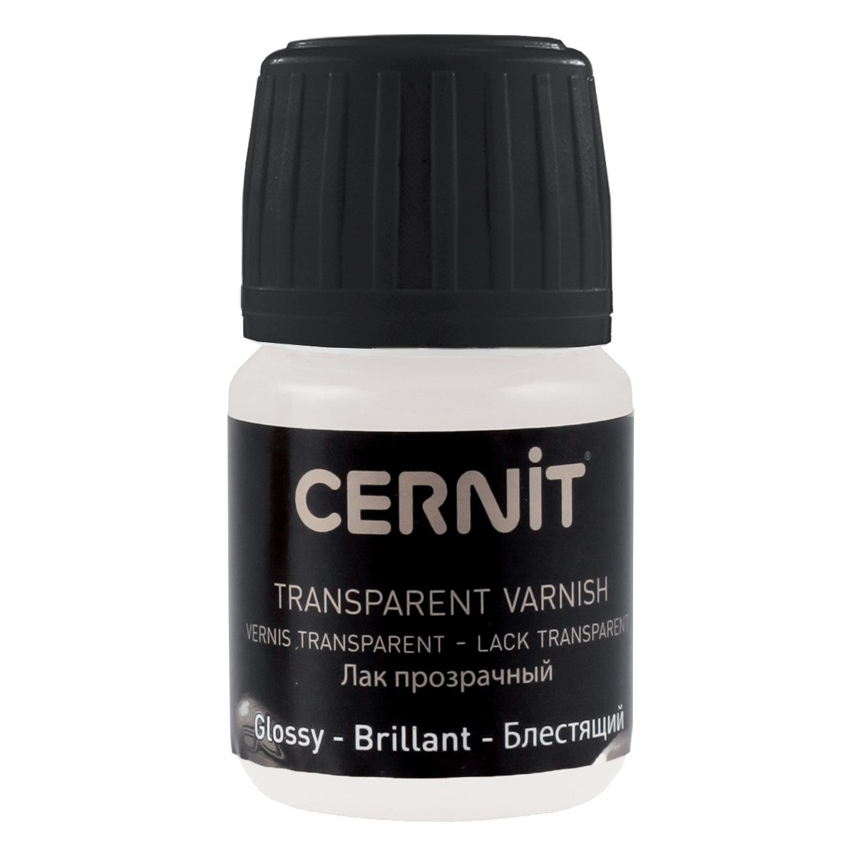 Barniz Cernit brillante transparente base agua – frasco de 30 ml