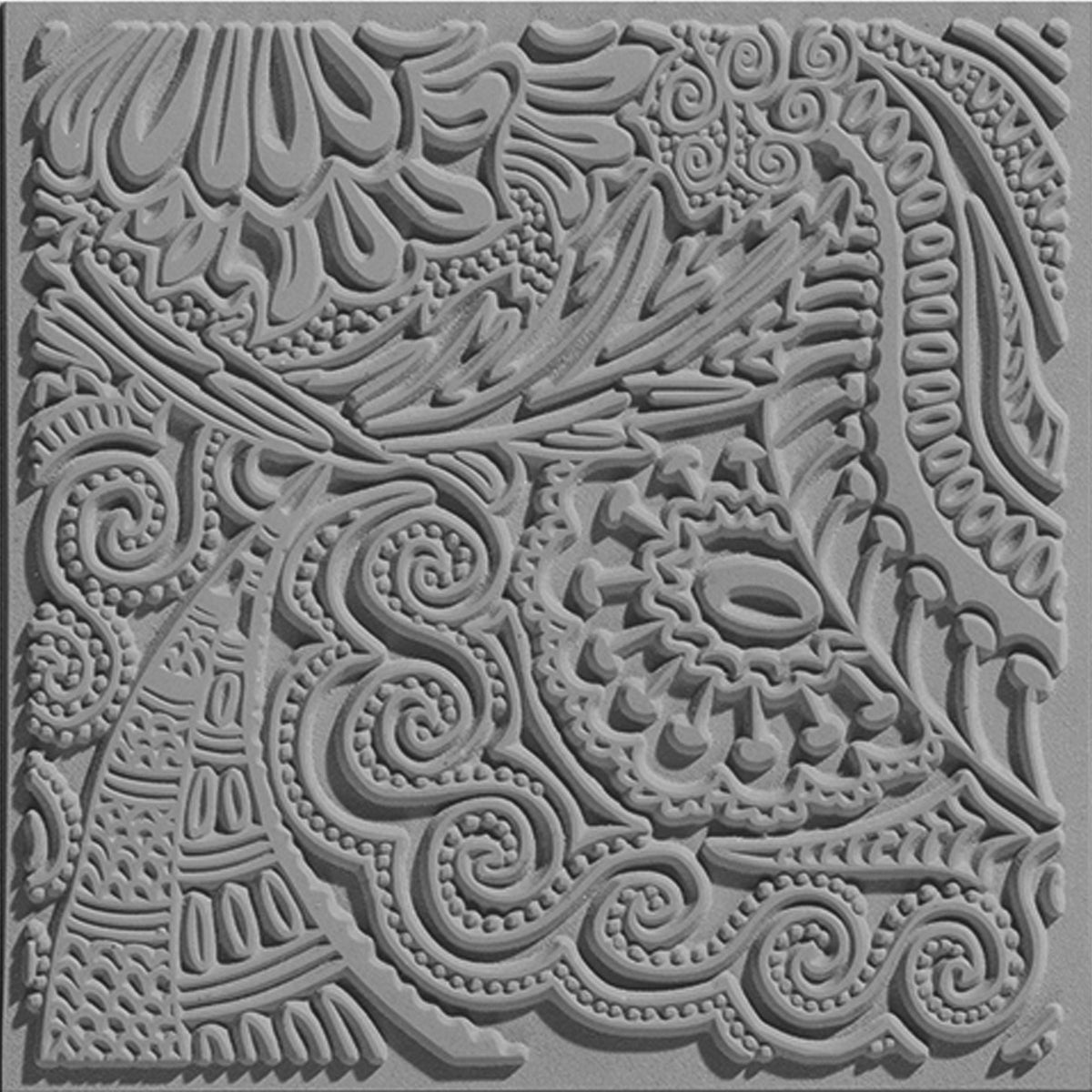 Placa de textura Cernit Momentos para arcilla polimérica – 9x9 cm